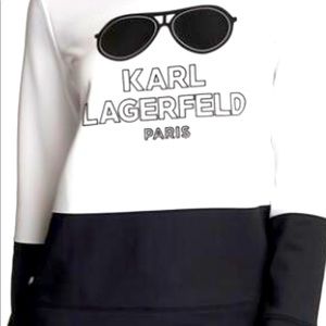 COLORBLOCK SUNGLASSES SWEATSHIRT